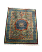 Mamluk Hand-Knotted Wool Rug 5' 1" x 6' 2"