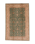 Ottoman Elegance Hand-Knotted Wool Rug 6' 5" x 9' 9"