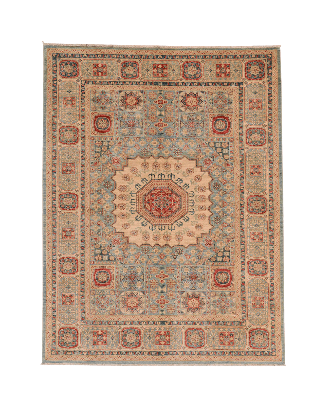 Mamluk Hand-Knotted Wool Rug 5' 7