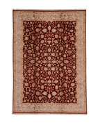 Tapis en laine style afghan 55 x 146 cm