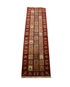 Sultani Hand-Knotted Wool Runner 2' 75" x 8' 46"