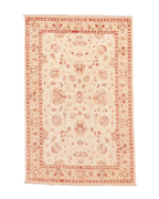 Ushak Hand-Knotted Wool Rug 3' x 5'