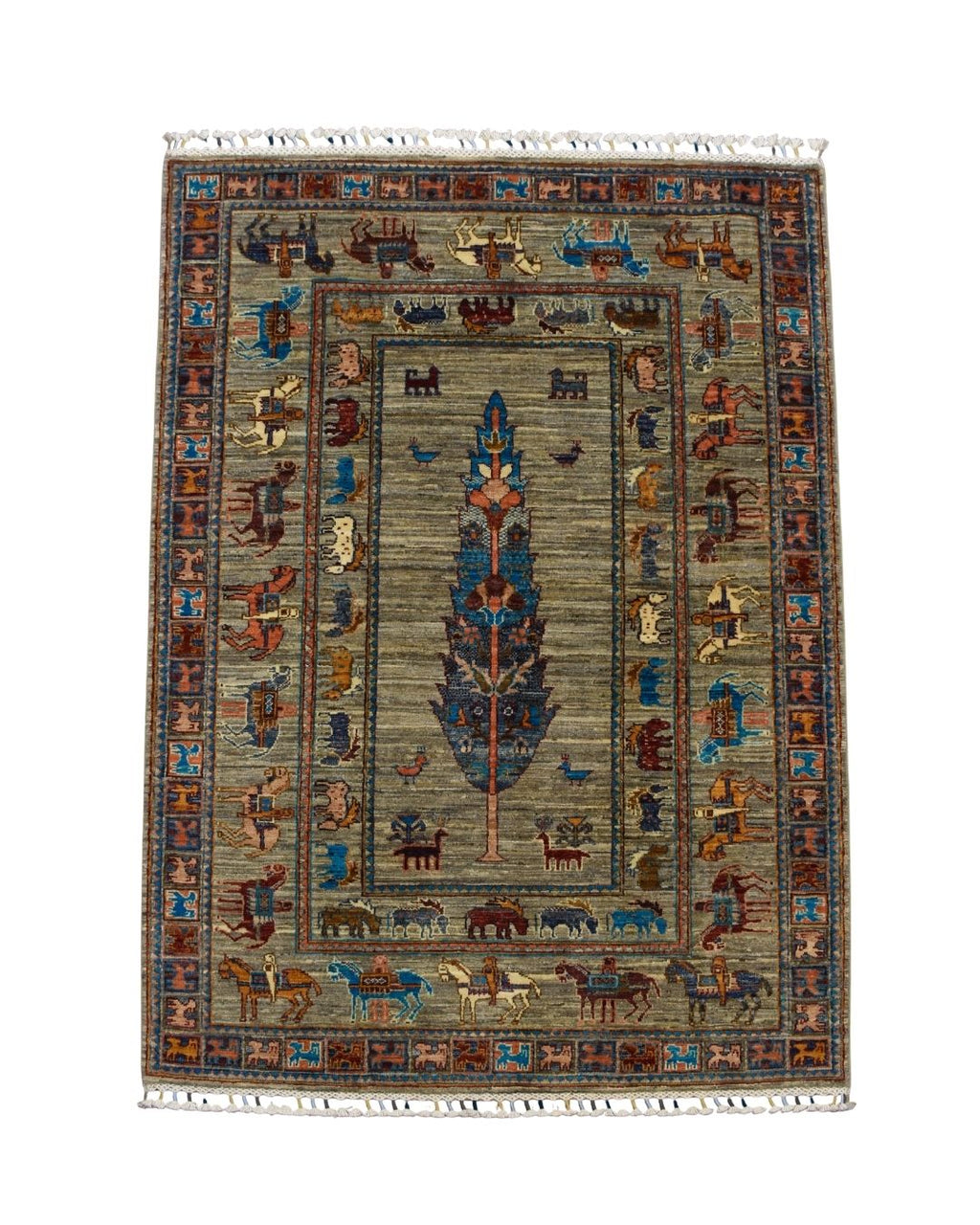 Sultani Hand-Knotted Wool Rug 120x175cm | 4x6ft