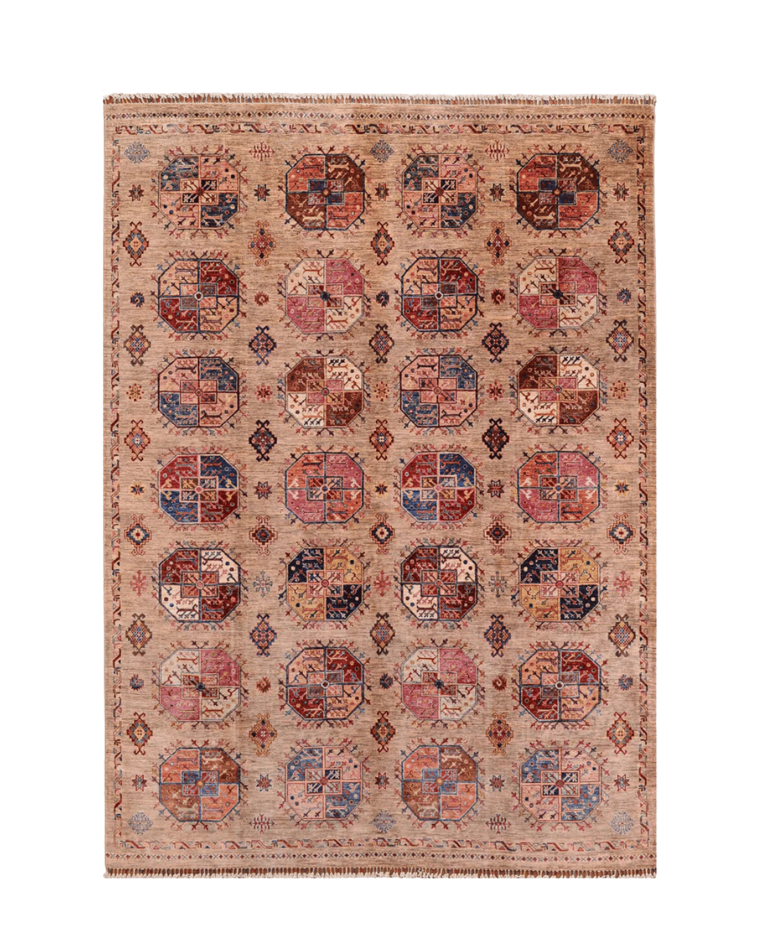 Veziri Hand-Knotted Wool Rug 8' 2