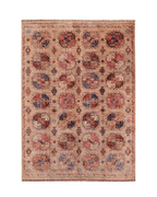 Veziri Hand-Knotted Wool Rug 8' 2" x 9' 7"