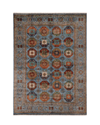 Veziri Hand-Knotted Wool Rug 9' x 12'