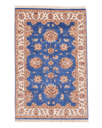 Ushak Hand-Knotted Wool Rug 4' x 6'