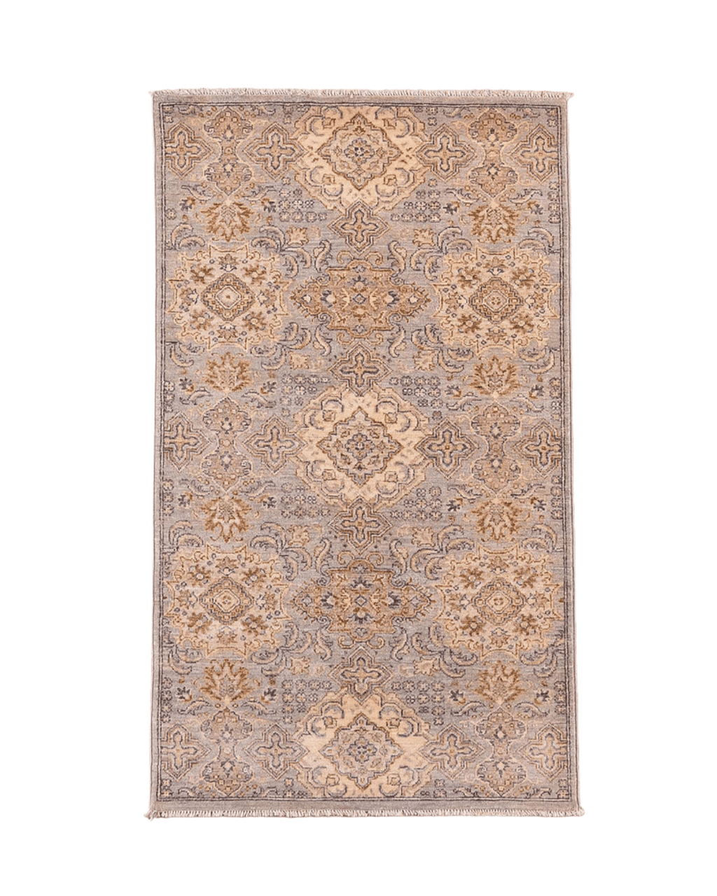 Ushak Hand-Knotted Wool Rug 3' x 5'