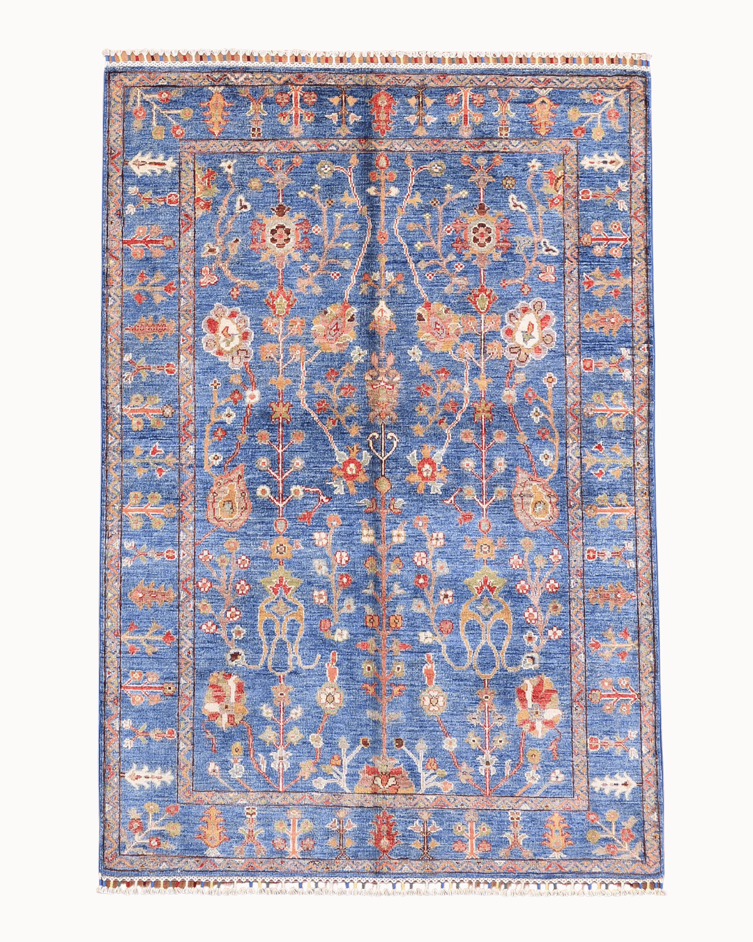 Sultani Hand-Knotted Wool Rug 4' x 6'