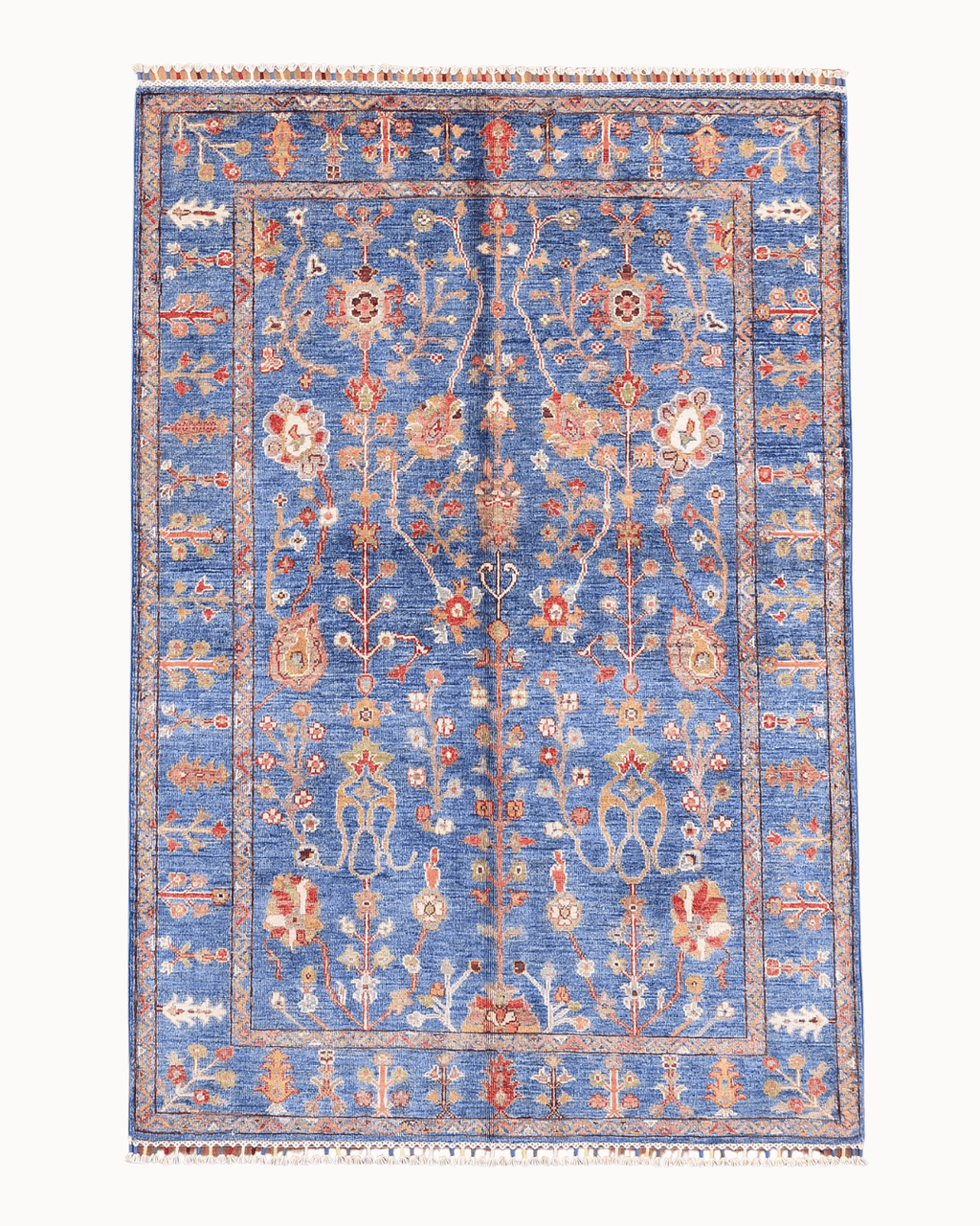 Sultani Hand-Knotted Wool Rug 4' x 6'