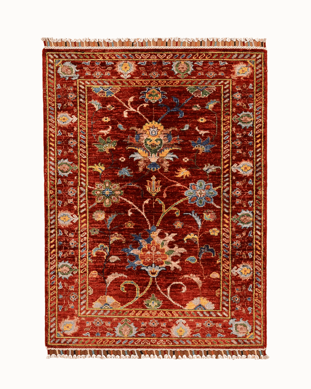 Sultani Hand-Knotted Wool Rug 2' 6" x 3' 9"