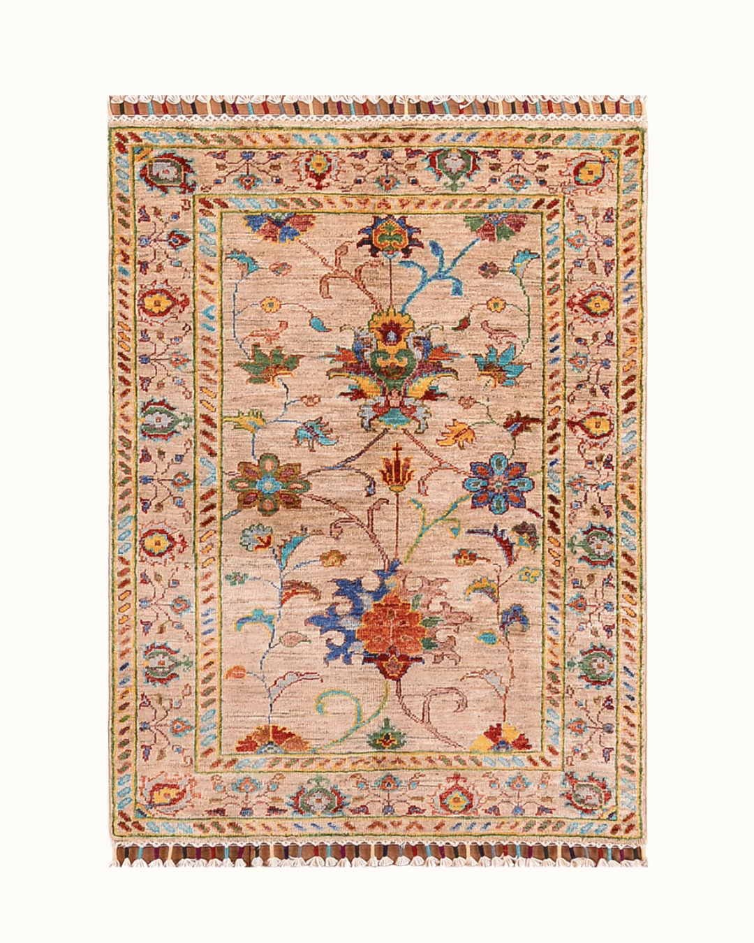 Sultani Hand-Knotted Wool Rug 2' 7
