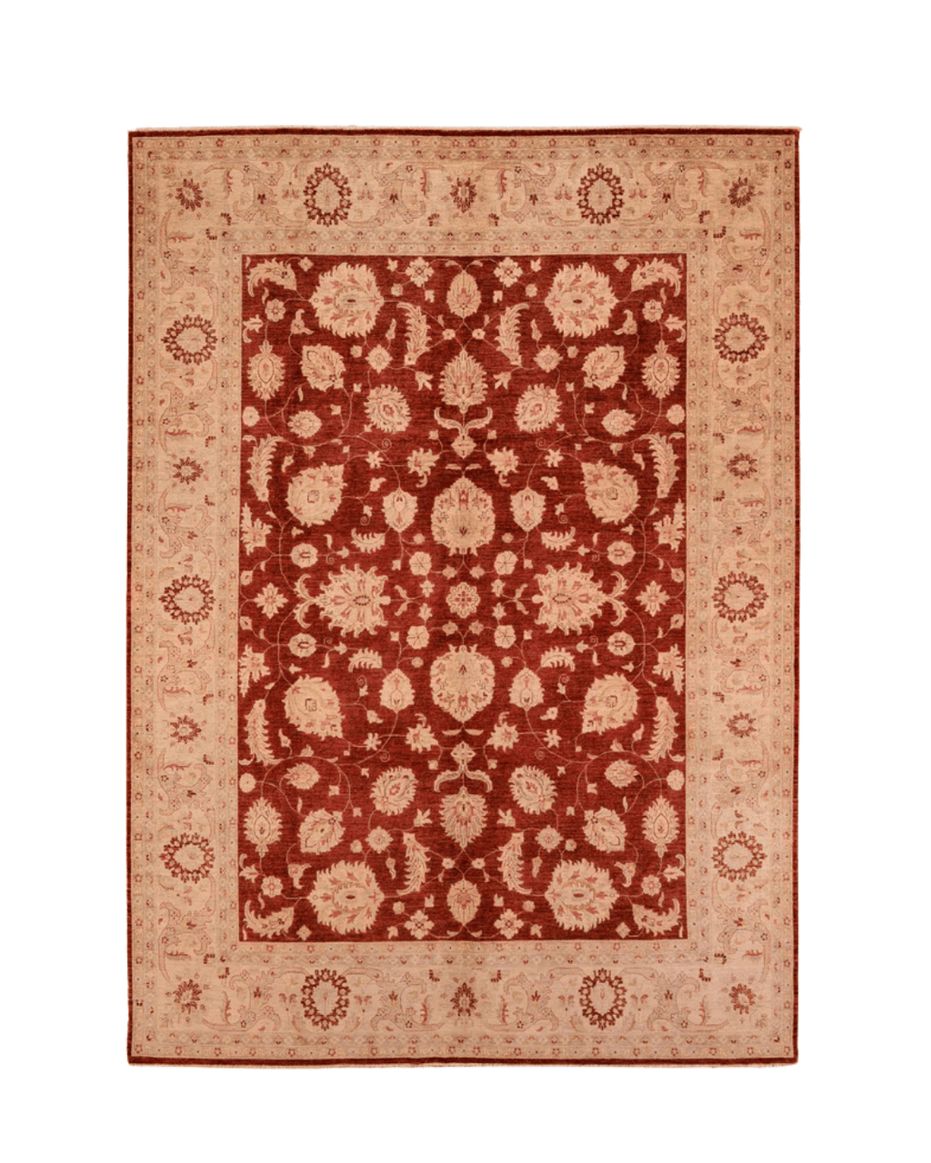 Ushak Hand-Knotted Wool Rug 10' x 13'