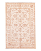 Ushak Hand-Knotted Wool Rug 4' x 6'