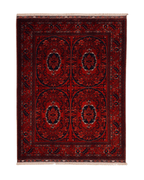 Tapis en laine style afghan 55 x 146 cm