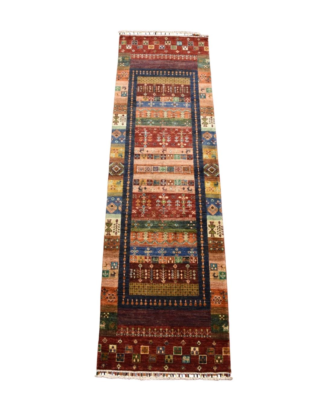 Sultani Hand-Knotted Wool Runner 2' 6" x 8' 8"