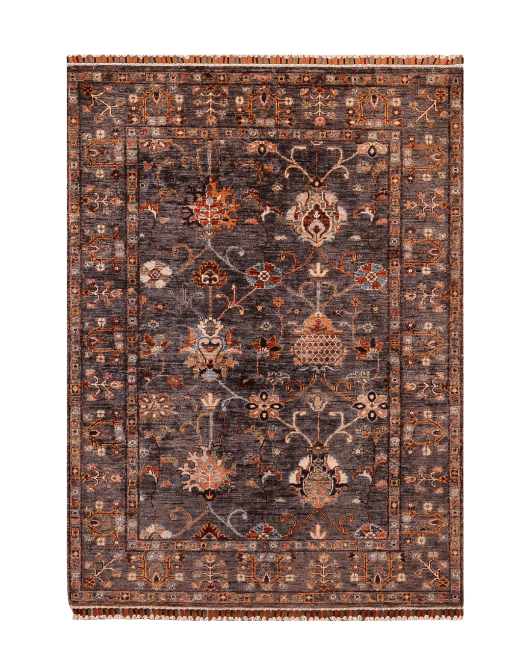 Sultani Hand-Knotted Wool Rug 4' x 6'