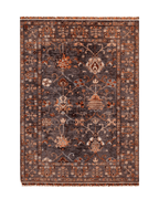 Sultani Hand-Knotted Wool Rug 4' x 6'