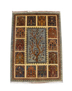 Veziri Hand-Knotted Wool Rug 5' x 7' 2"