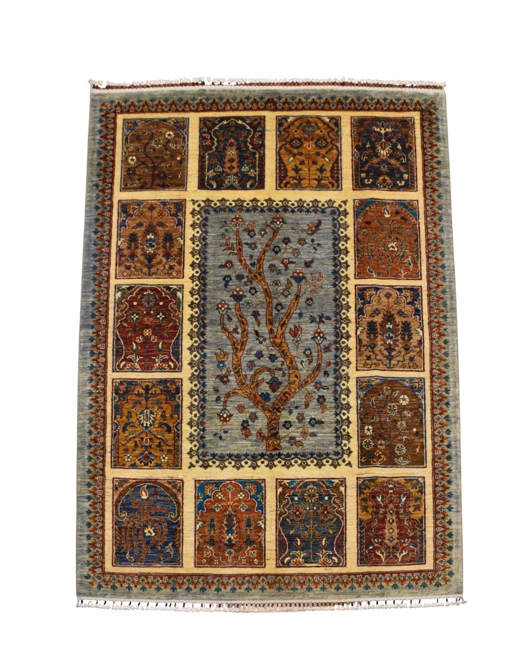 Veziri Hand-Knotted Wool Rug 5' x 7' 2"
