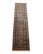 Pazyryk Hand-Knotted Wool Runner 81x302 cm 2.45m² | 3x10 ft