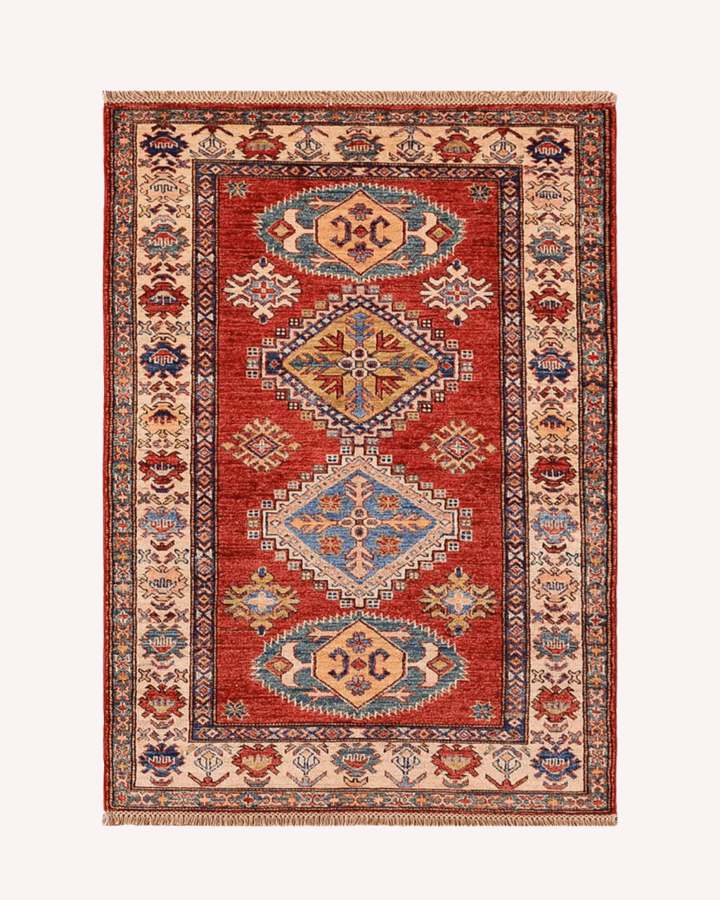 Shirvan Hand-Knotted Wool Rug 3' 1" x 5' 2"