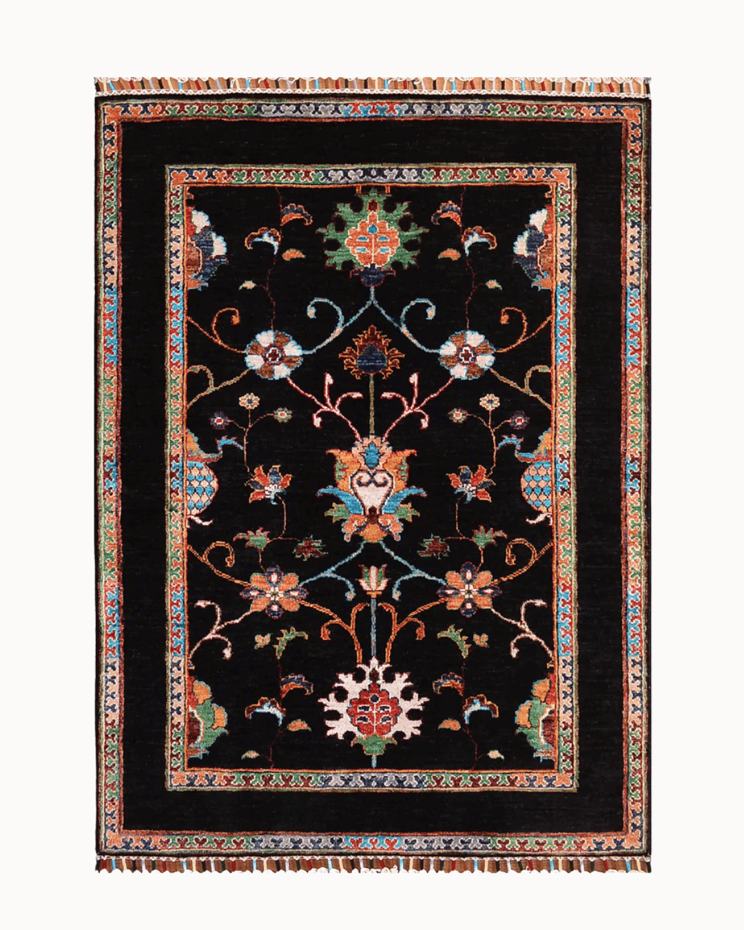 Sultani Hand-Knotted Wool Rug 3' 2