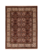 Hereke Hand-Knotted Wool Rug 6' 5" x 9' 5"
