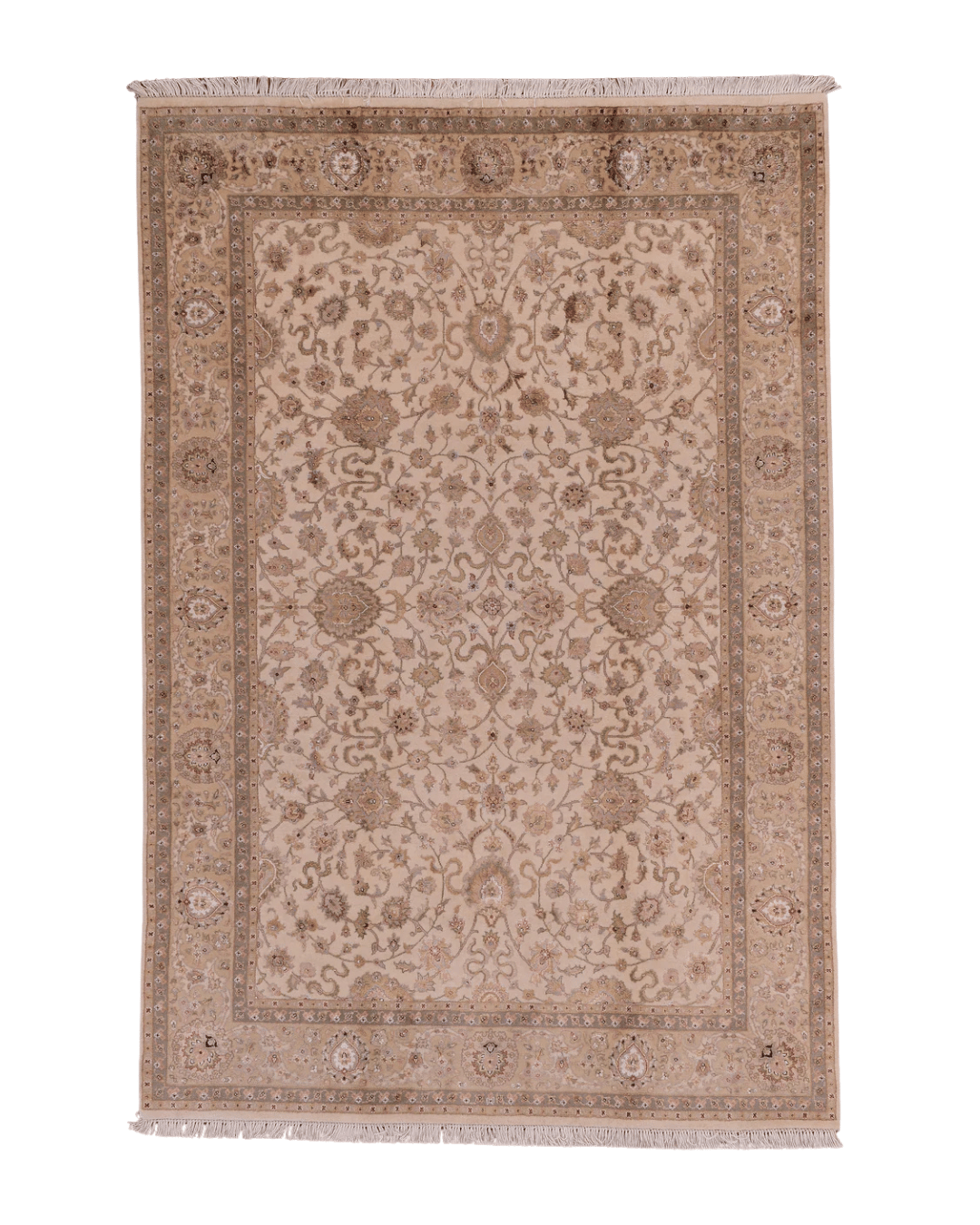 Tapis en laine style afghan 55 x 146 cm
