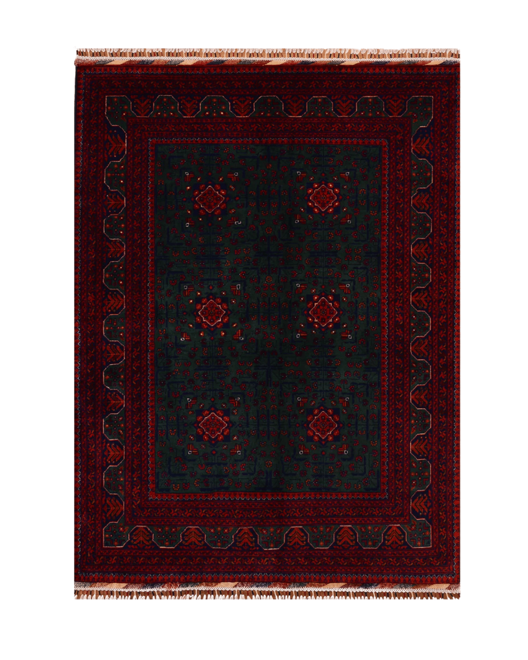 Wolle im afghanischen Stil 1,8x4,8ft – 55x146cm