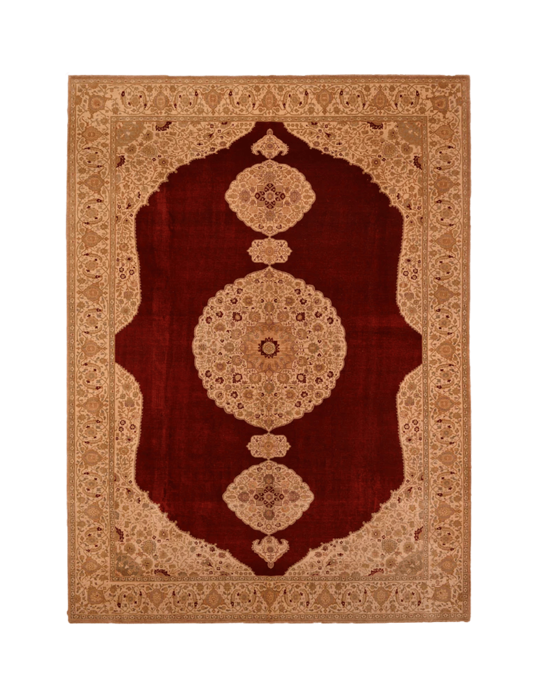 Ushak Hand-Knotted Wool Rug 10' x 14'