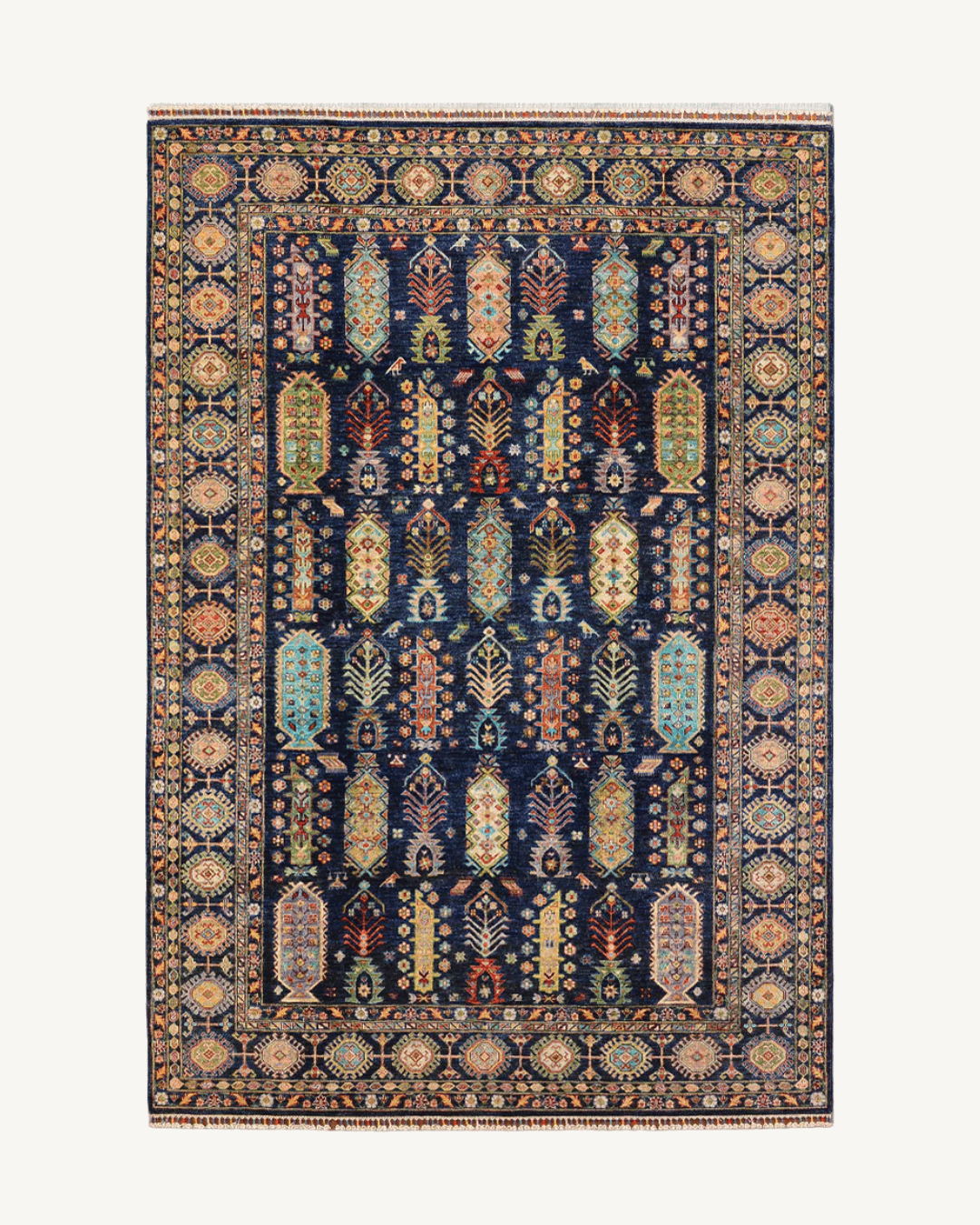 Veziri Hand-Knotted Wool Rug 6' 8