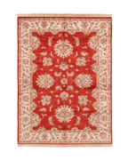 Ushak Hand-Knotted Wool Rug 4' x 6'