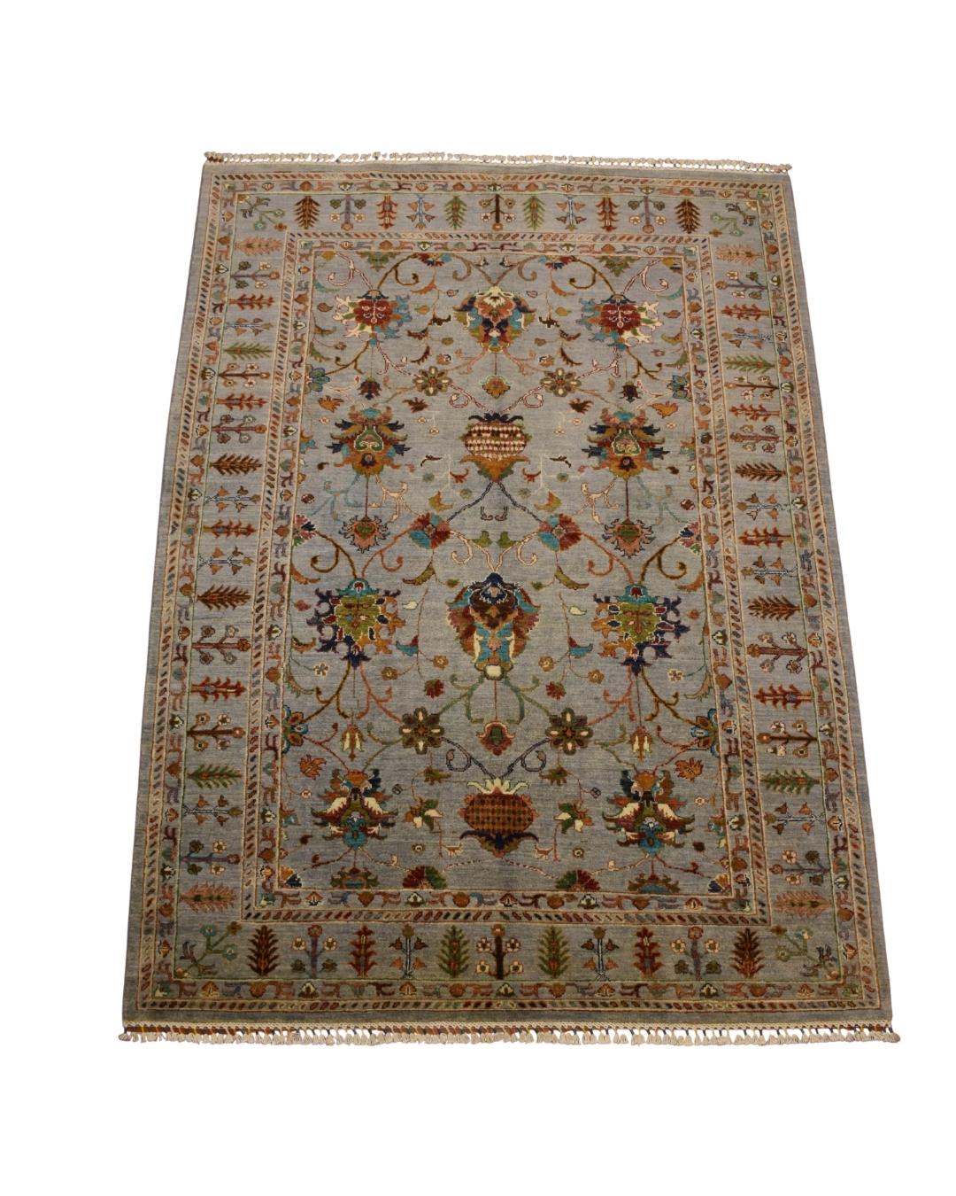Sultani Hand-Knotted Wool Rug 5' 8" x 7' 9"