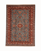 Shirvan Hand-Knotted Wool Rug 6' x 8'