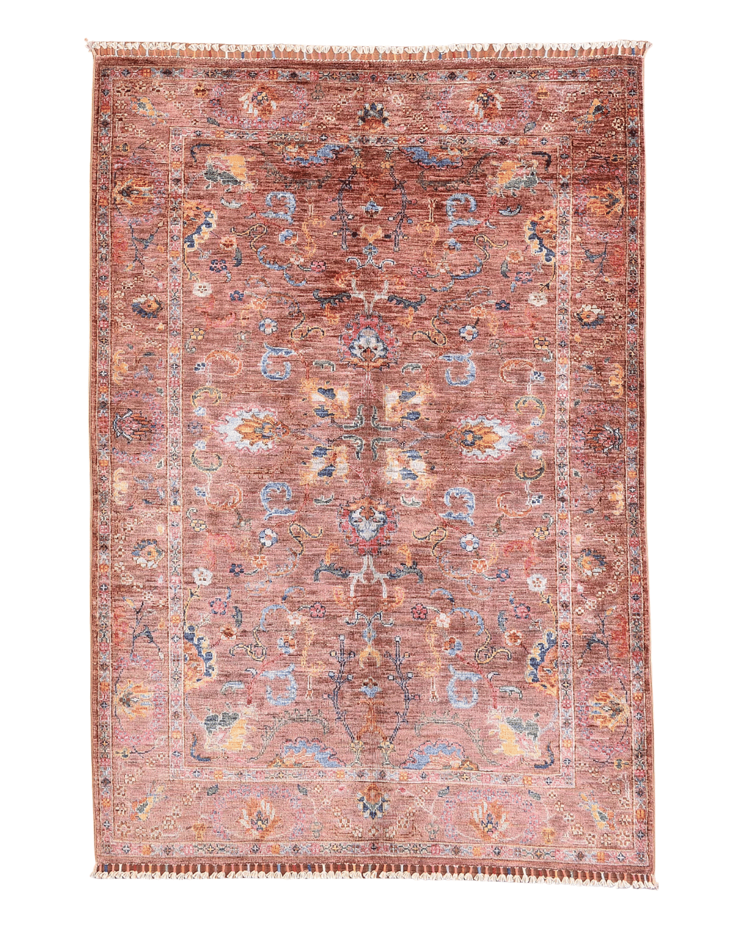Sultani Hand-Knotted Wool Rug 4' x 6'