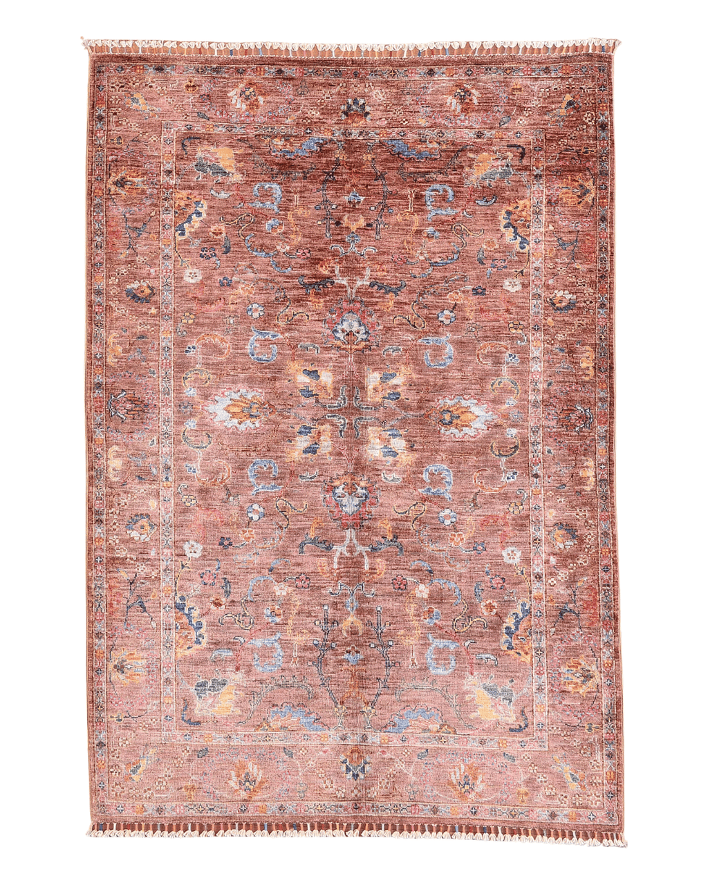 Sultani Hand-Knotted Wool Rug 4' x 6'