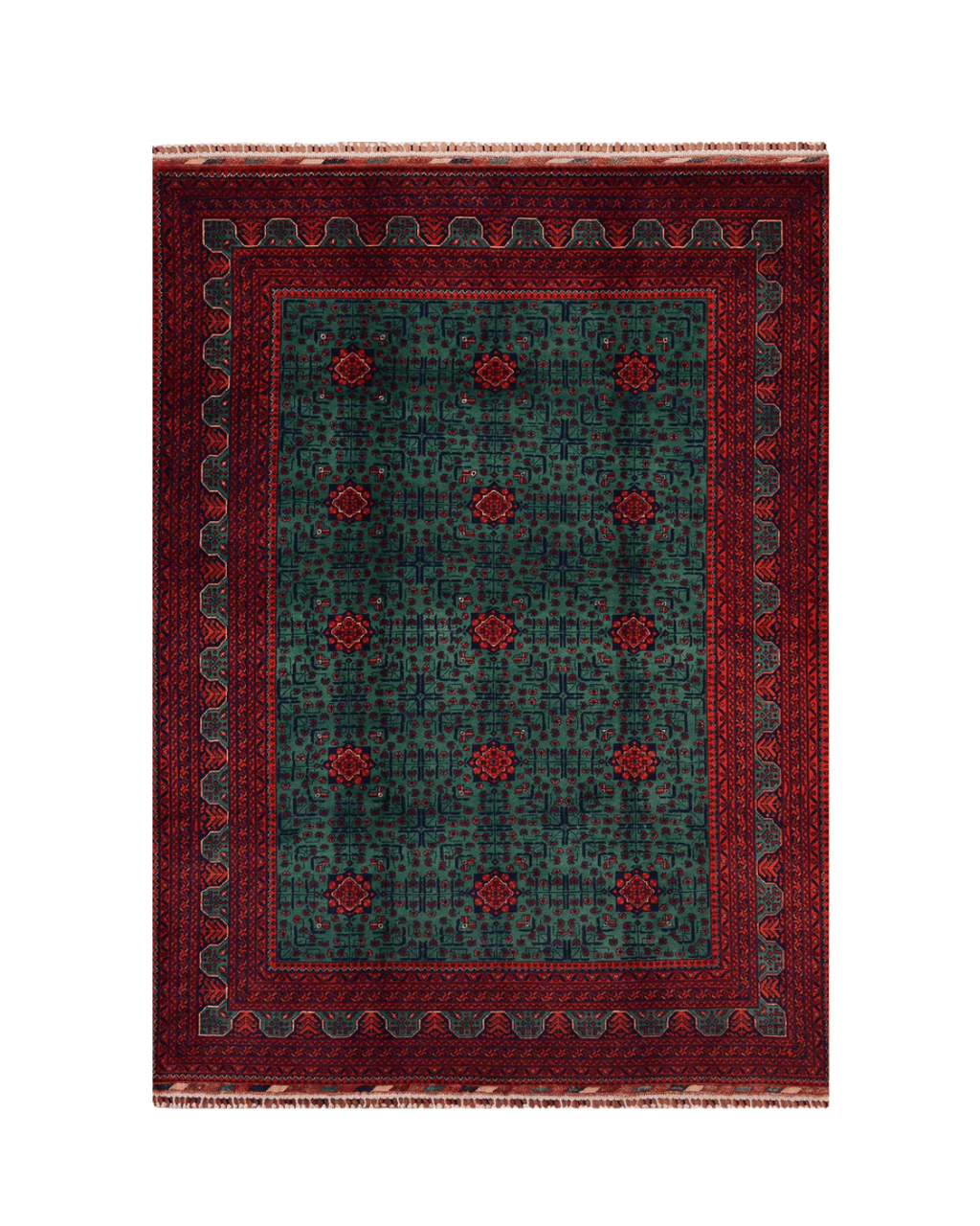 Wolle im afghanischen Stil 1,8x4,8ft – 55x146cm