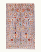 Sultani Hand-Knotted Wool Rug 4' x 6'