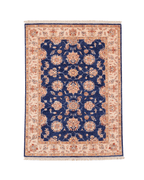 Ushak Hand-Knotted Wool Rug 4' x 6'