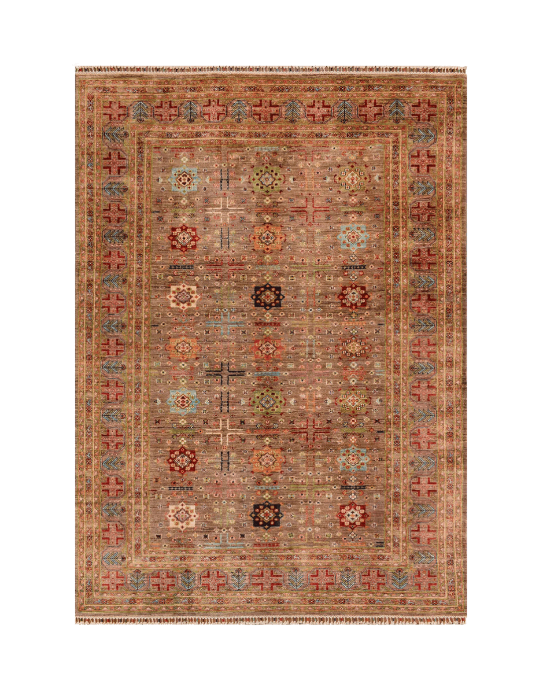 Veziri Hand-Knotted Wool Rug 6' 7
