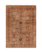 Veziri Hand-Knotted Wool Rug 6' 7" x 9' 9"