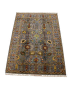 Sultani Hand-Knotted Wool Rug 6' x 8'