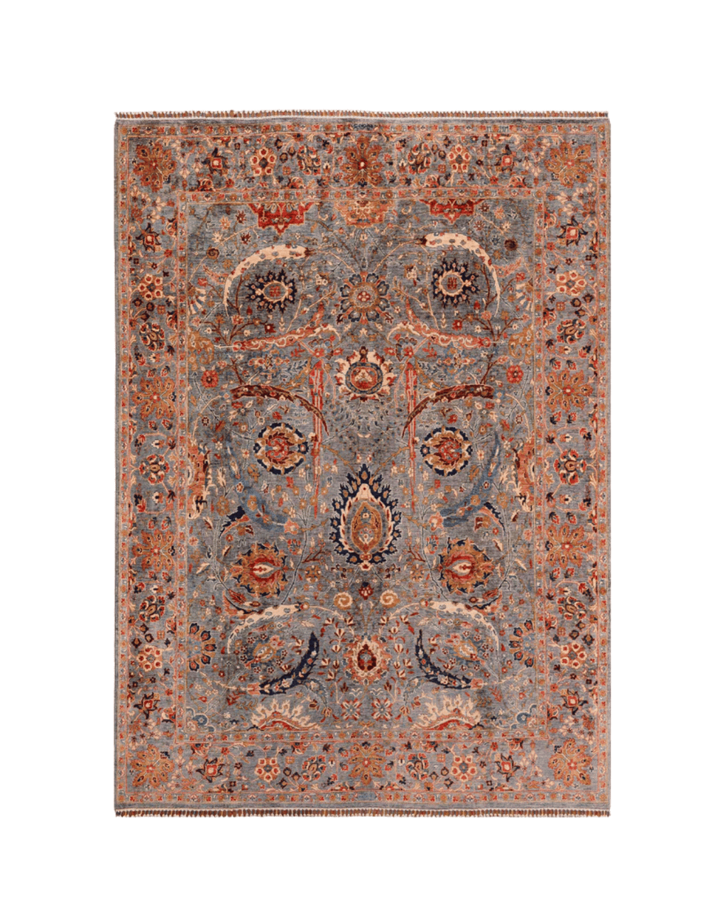 Mamluk Hand-Knotted Wool Rug 8' 5" x 9' 4"