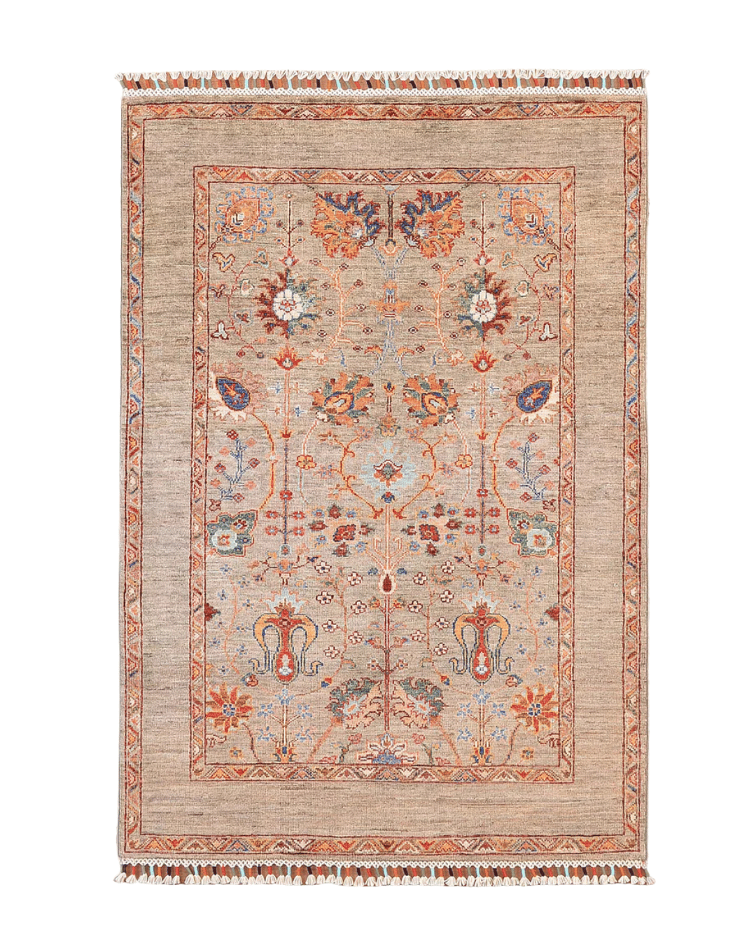Sultani Hand-Knotted Wool Rug 3' 4