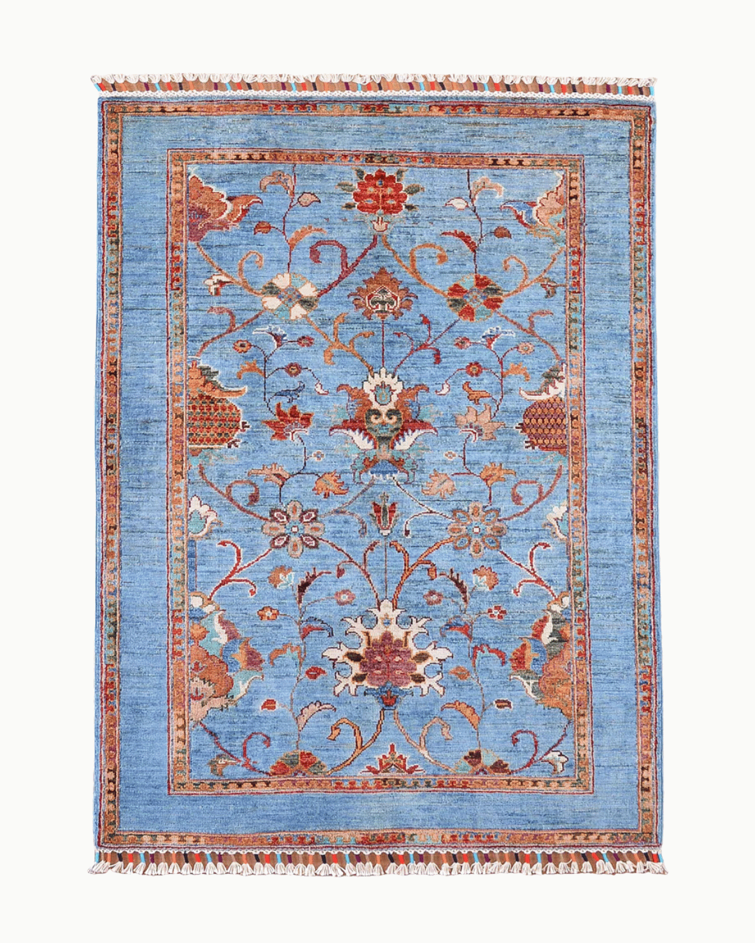 Sultani Hand-Knotted Wool Rug 3' 4