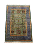 Mamluk Hand-Knotted Wool Rug 4' 2" x 6' 1"