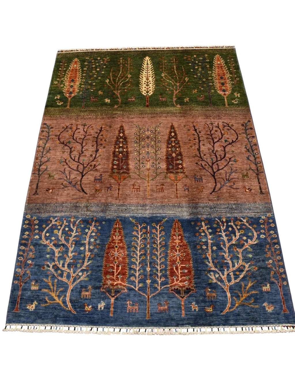 Sultani Hand-Knotted Wool Rug 5' 7" x 8'