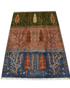 Sultani Hand-Knotted Wool Rug 5' 7" x 8'