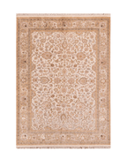 Ottoman Elegance Hand-Knotted Wool Rug 5' 8" x 7' 9"
